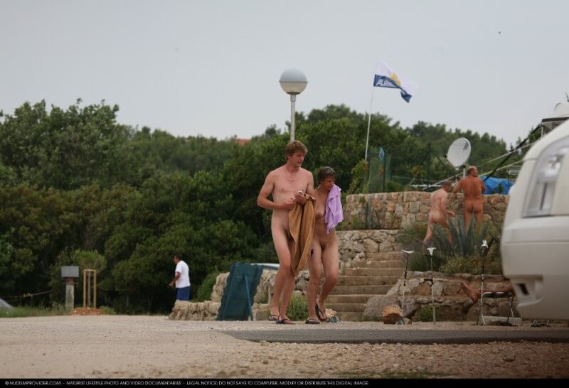 Nudism Family Indian Summer Painting photo gallery - The nature of nudism provides strength and inspiration