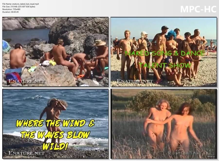 Enature - Naked royal vacation at sea - Freedom of the body means equality for all