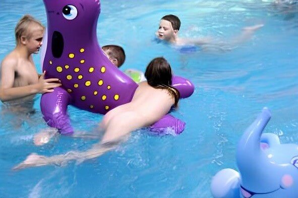 Indoor Waterside Day photo gallery - Nudists strive for inner harmony and peace of mind