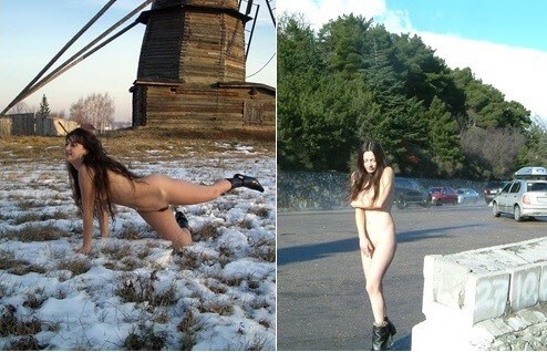 Beautiful Suntan Stretches-Winter Sport pics - Nudism strengthens friendships and mutual respect