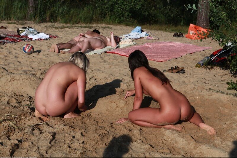 Creekside activity Big Photo gallery - Naturism teaches respect for nature