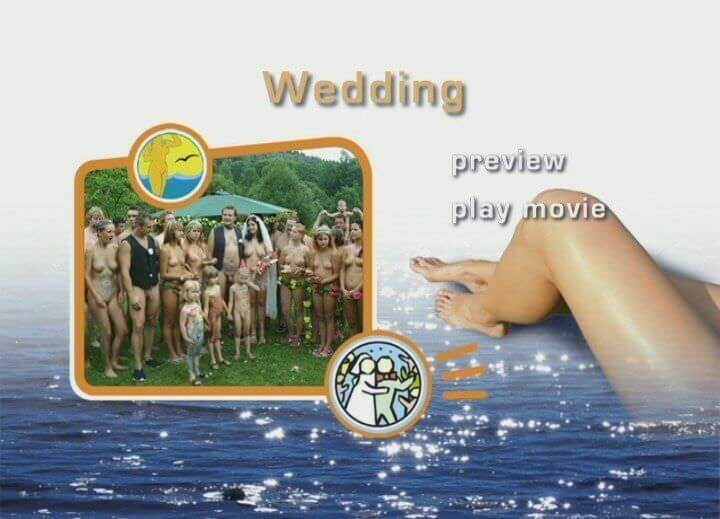 A wedding in a nudist collective - Nudity fosters trust and mutual understanding among people