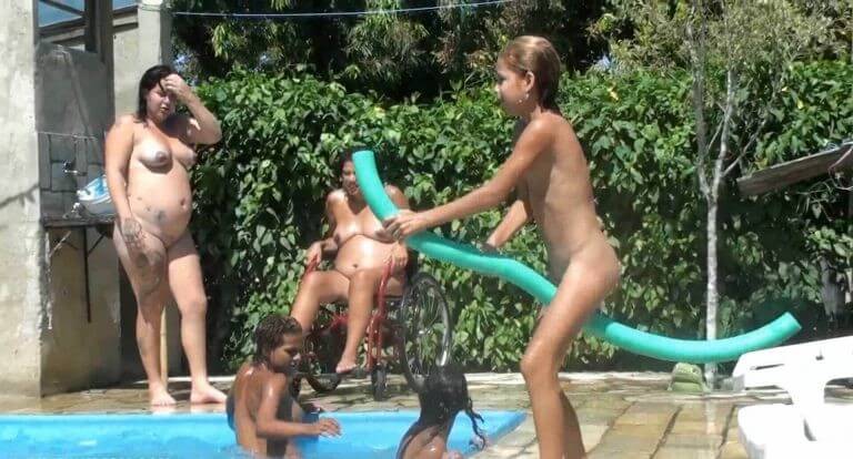 Oceanic Backyard Noon # 1 Full HD - Naturism and nudism are a path to inner freedom