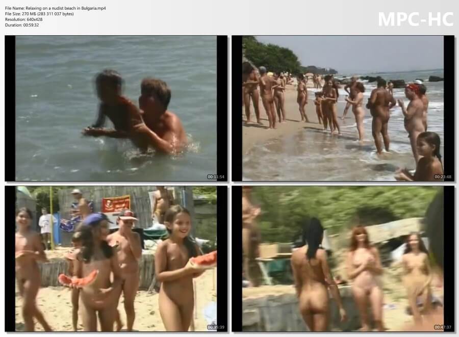 Relaxing on a nudist beach in Bulgaria - Nudism and naturism as a philosophy of life based on respect and acceptance