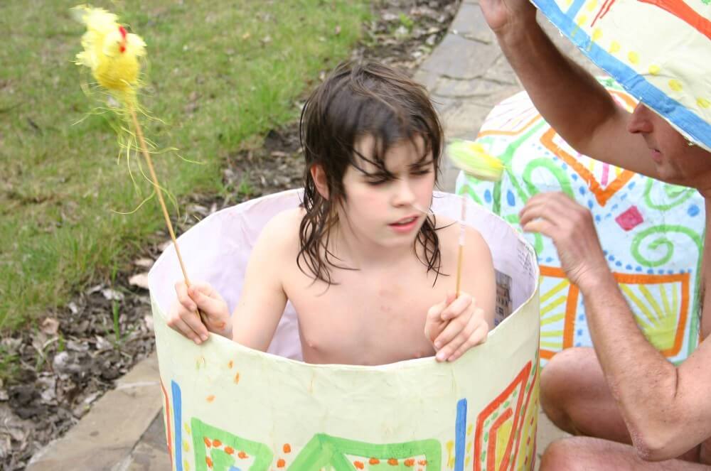 Easter 2X Eggs Outdoors photos - Living with joy and ease as part of the naturist and nudist lifestyle