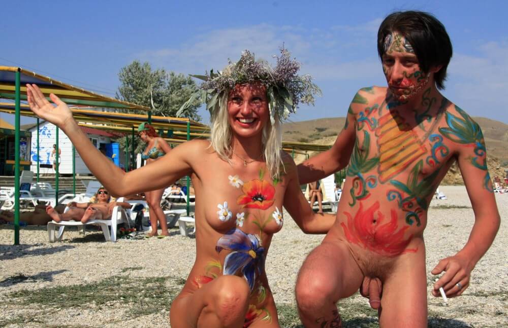 Sand Beach Goddess Two pics - Core values of nudist clubs
