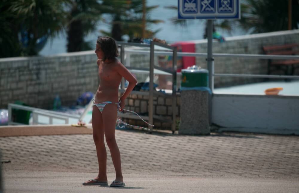 Naturist Pool Walkaround pics - The body is a reflection of inner beauty and harmony in naturism and nudism