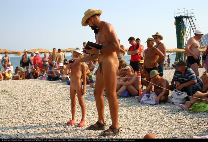 Naturist Pageant Line Up photos - The idea of freedom and self-acceptance, as embodied by Adam and Eve, is important