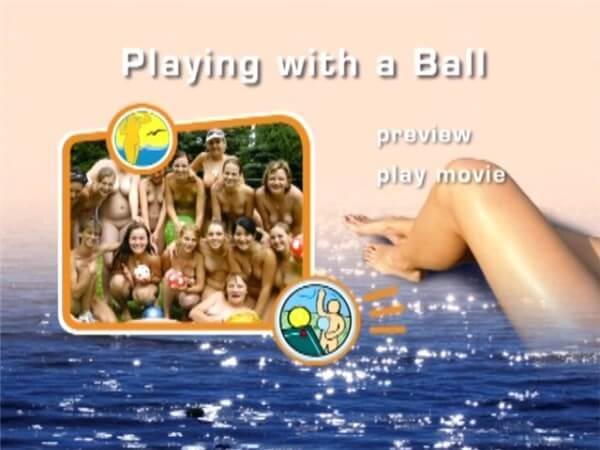 Naturist Freedom: Playing with a ball - Nudity is an expression of natural beauty and harmony