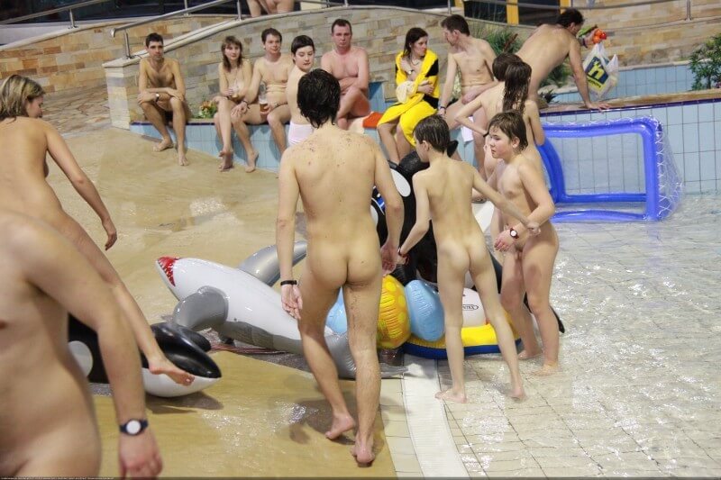 Pool day celebration Big gallery - Peace and tranquility are important values for advocates of naturism and nudism