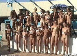 Junior Miss Pageant France video 2 - Lightheartedness and ease are characteristic features of the practice of nudism and naturism