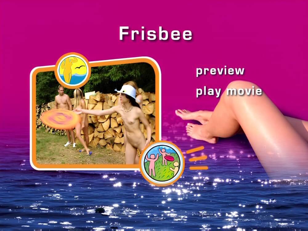Naturist Freedom - Frisbee DVD - Nudism helps people overcome their insecurities