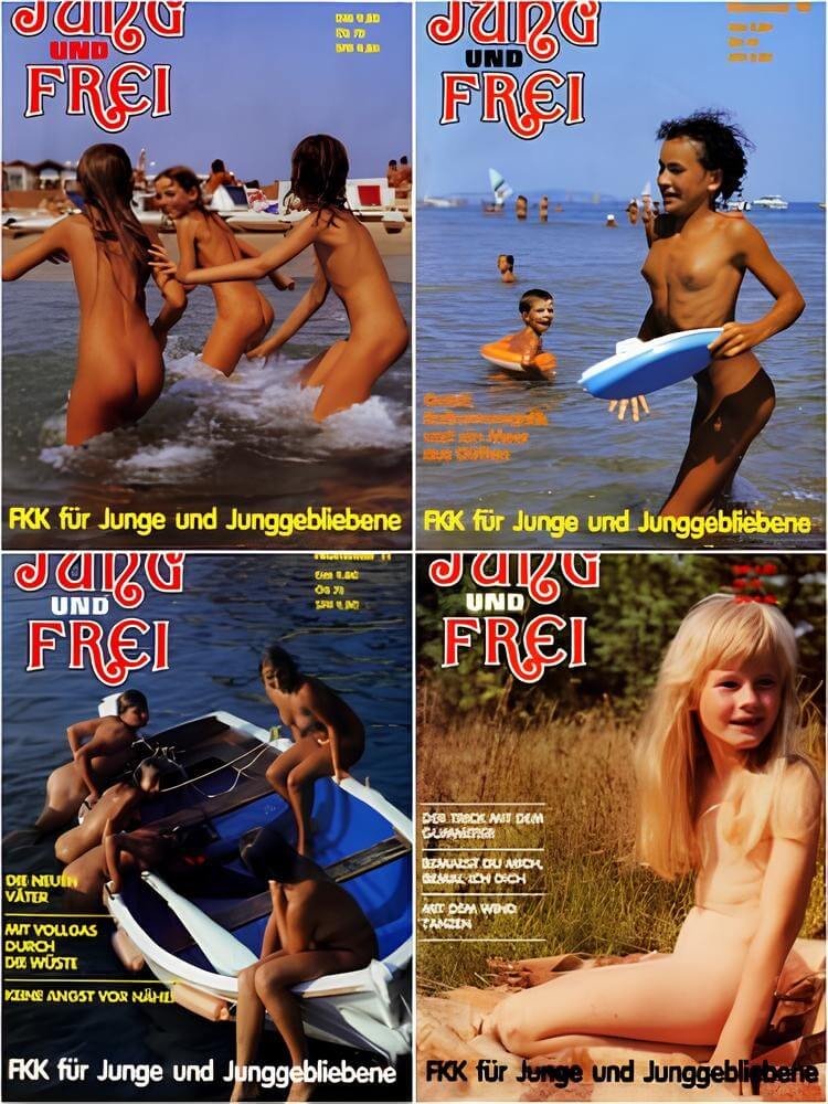 Jung und Frei Nr 9-12 - Nudity is only possible among people