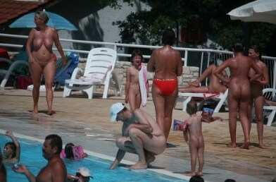 Enjoying The Sunny Pool gallery - The naked body is an expression of freedom