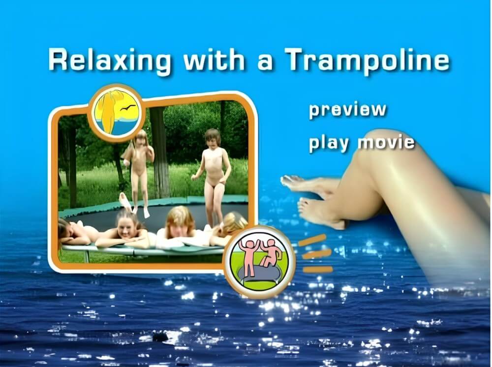 Naturist Freedom: Relaxing with a trampoline DVD - Nudity is a part of life and a part of society