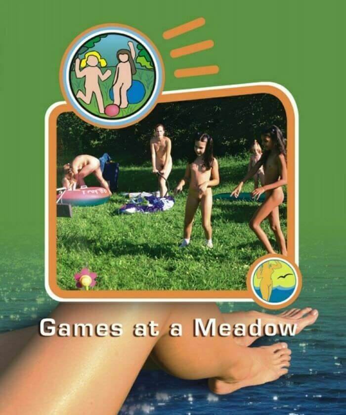 Naturist Freedom: Games at a Meadow - Nudists appreciate and love nature