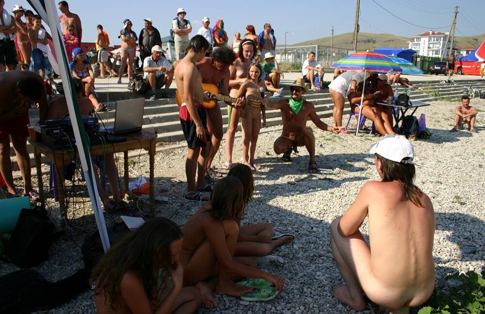 Nude Party By The Steps pics - Since ancient times, nudity has had a sacred character