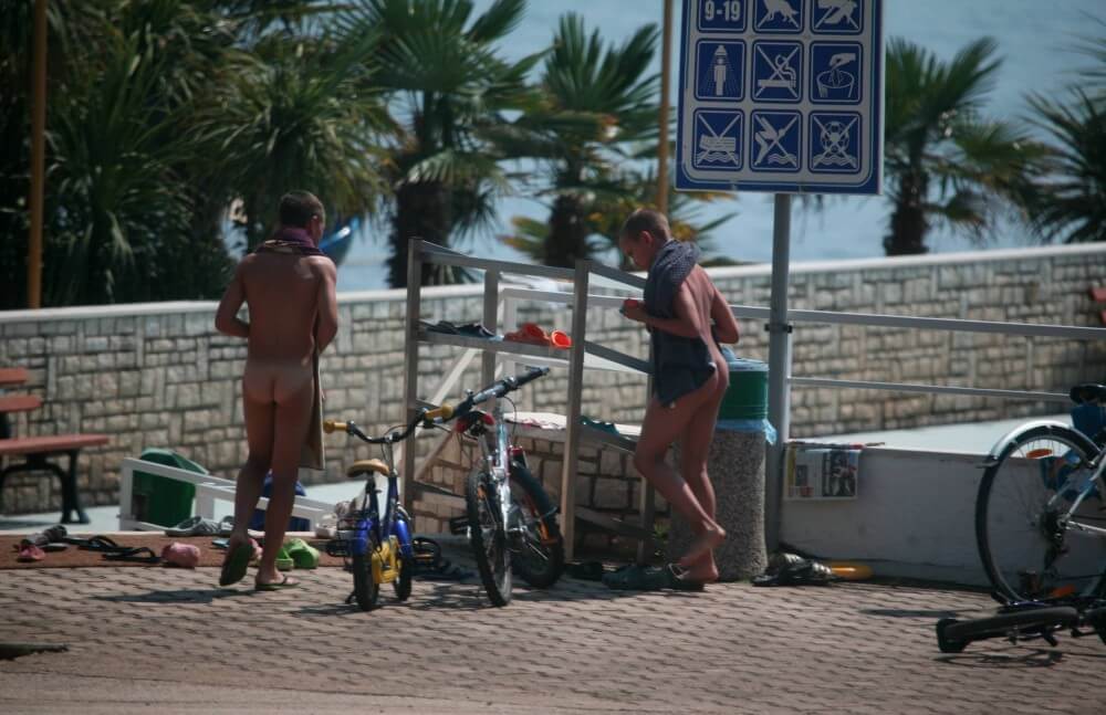 Nudism in a German water park photo - Naturism is not a cult