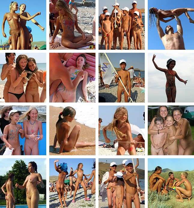 A new collection of beautiful nudist photos - Where nudism is commonplace