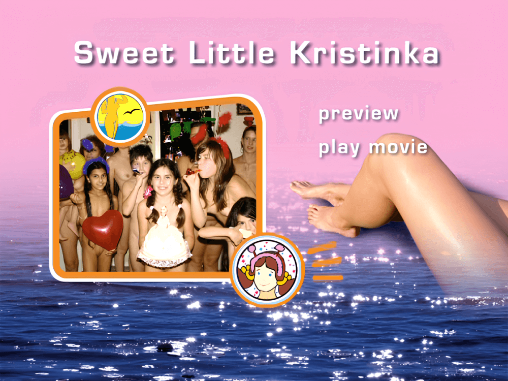 Naturist Freedom: Sweet Little Kristinka  DVD - Nudism strengthens health and self-esteem