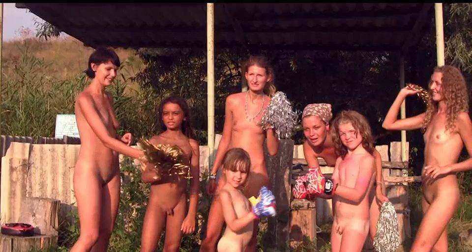 Countryside Lounging 1 nudism video - People come together in unity with nature to take off their clothes